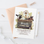 Invitación Farm Animals Country Birthday Invitation<br><div class="desc">On the Farm Birthday Invitation</div>