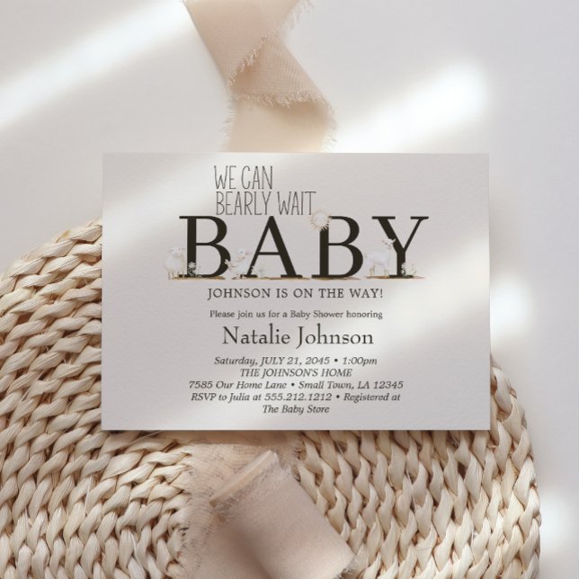 Invitación Farm Animals Meadow Friends Baby Shower (Subido por el creador)