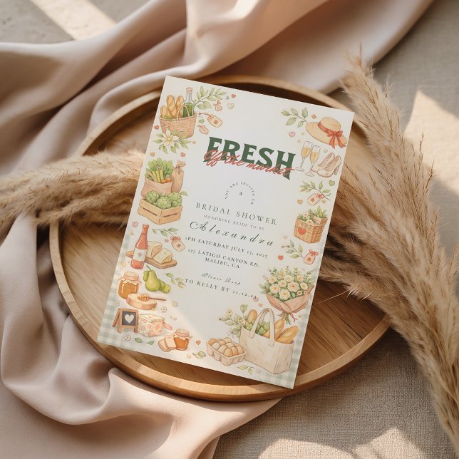 Invitación Farm Fresh Market Bridal Shower (Subido por el creador)