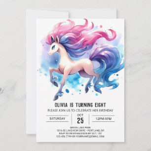 Invitación Farm Personalizado Horse Birthday