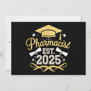 Invitación Farmacéutico Est 2025 Graduación de Farmacia