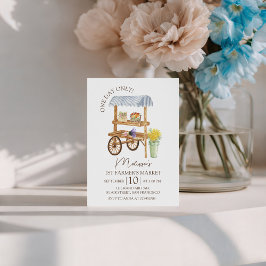 Invitación Farmer’s Market Birthday Invite