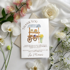 Invitación Farmer’s Market Thank You Card