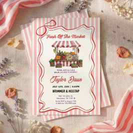 Invitación Farmers Market Bridal Shower Invitation