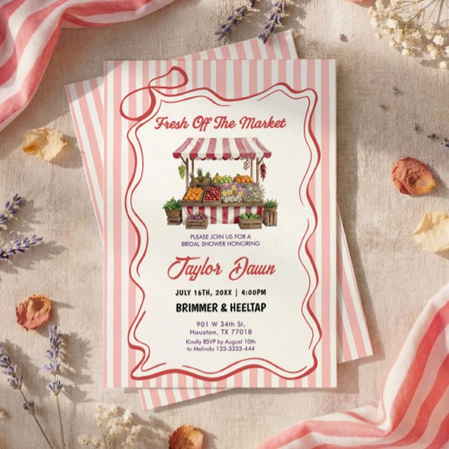 Invitación Farmers Market Bridal Shower Invitation (Subido por el creador)