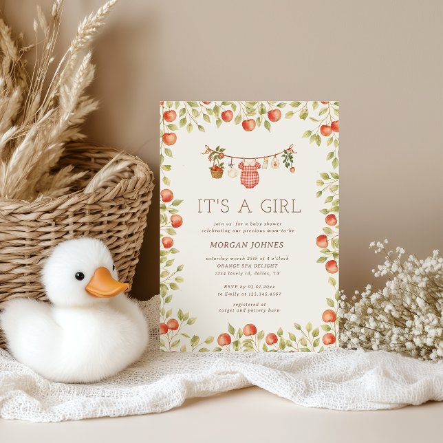 Invitación Farmhouse Baby Clothesline Baby Shower (Subido por el creador)