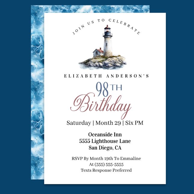 Invitación Faro cumple 98 años (Subido por el creador)