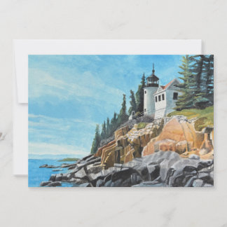 Invitación Faro de Bass Harbor