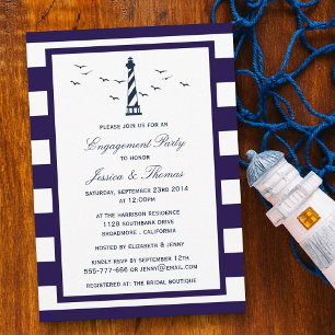 Invitación Faro de la Armada y la franja blanca de compromiso