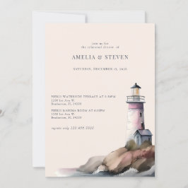 Invitación Faro náutico | Mar | Cena de ensayo