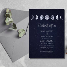 Fases celestes de Starry Sky Moon celebran Boda