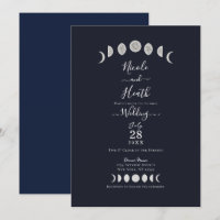 Fases Lunares Astrología Celeste Boda Azul
