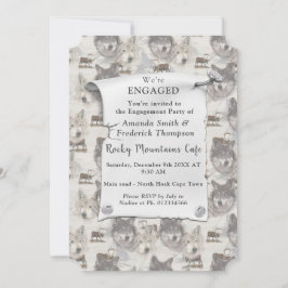 Invitación Fauna silvestre canadiense