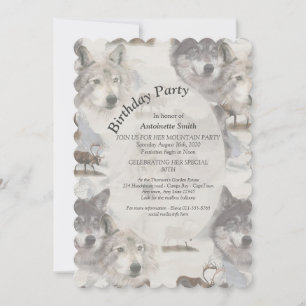 Invitación Fauna silvestre canadiense