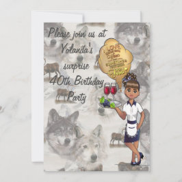 Invitación Fauna silvestre canadiense