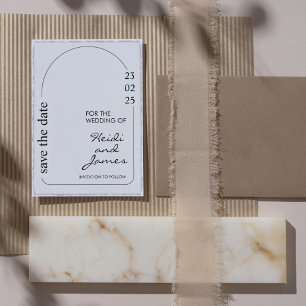 Invitación Faux Deckle Edge Paper qr fotografía de código Inv