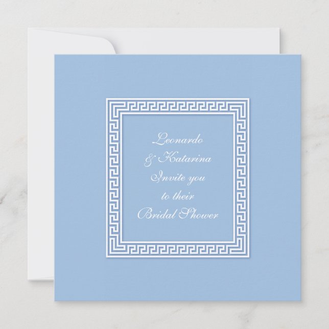 Invitación Faux Jasperware (Anverso)