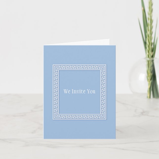 Invitación Faux Jasperware (Anverso)