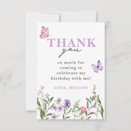 Invitación Favor de descarga digital Little Wildflower