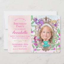 Fe de jardín de hadas de hadas con espejo