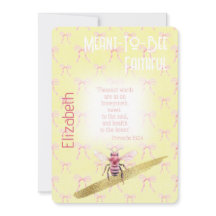 Fe Girly Rosa Coqueta Abeja Amarilla