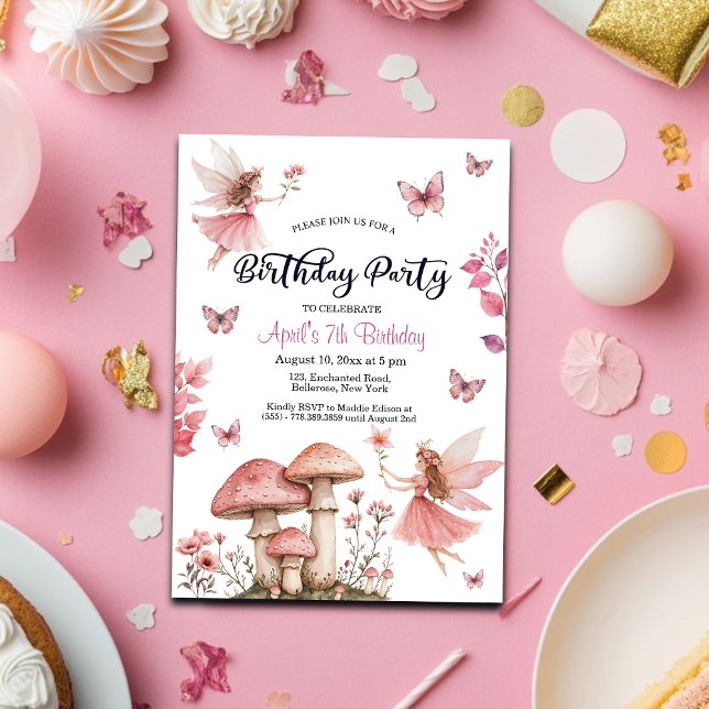 Invitación Fe mágica Maravilla 7 cumpleaños (Subido por el creador)