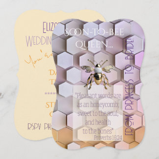Invitación Fe Moderna Creyente Color Rosa Amarillo Colmena Do