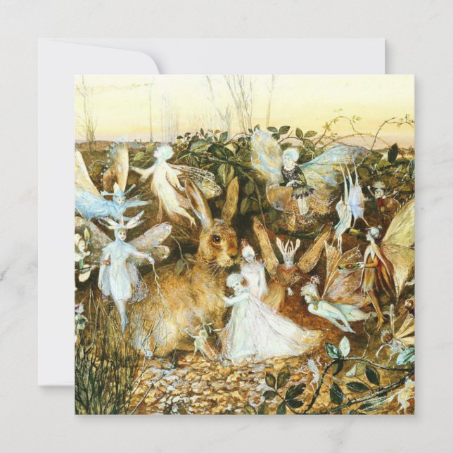 Invitación Fe y conejo (Anverso)