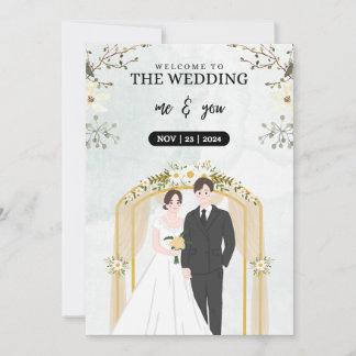 Invitación Fecha de la boda