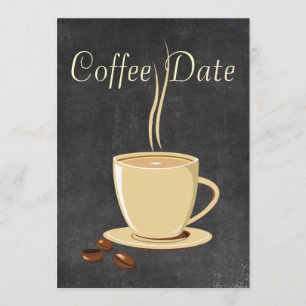 Invitación Fecha del café