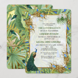 Invitación Feeds Royal Peacock