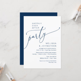 Invitación Felicemente Después, Boda Naval Fuga de la Fiesta
