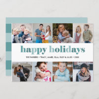 Felices fiestas | año nuevo navidades de collage d