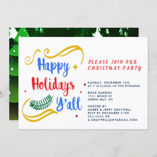 Invitación Felices fiestas, Funny Navidades Design, PRSG