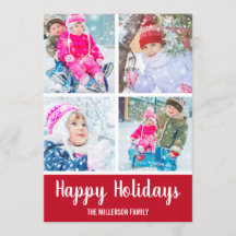 Felices Fiestas Rojas Blancas 4 Fotos