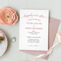 Felices para Siempre Boda Escritura de Oro Rosa Mo