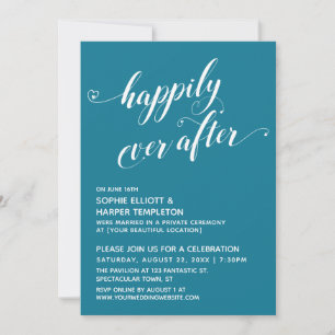 Invitación Felices para Siempre Corazones Guión Mosaico Fiest
