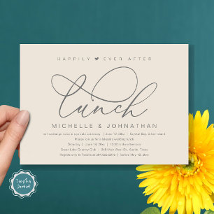 Invitación Felices para Siempre Después del Almuerzo, Fiesta 