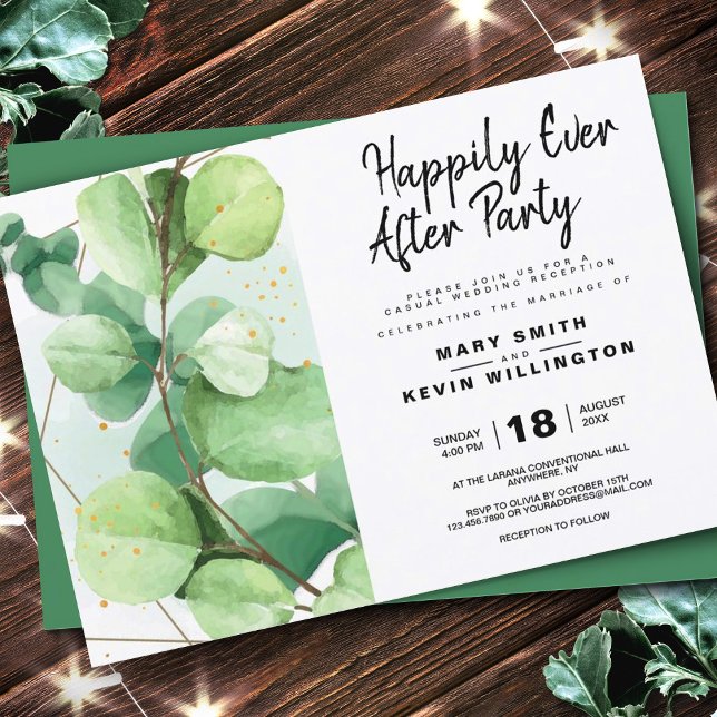 Invitación Felices para Siempre - Recepción de Boda de Eucali (Subido por el creador)