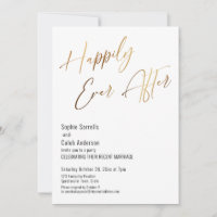 Felices para Siempre Tipografía Dorada Moderna y E
