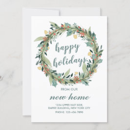 Invitación Felices vacaciones de nuestra nueva corona de Navi