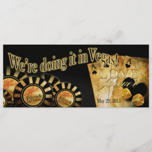 Invitación Felicia Champagne Brillo Boda de Lujo en Las Vegas