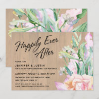 Felicices para Siempre Acuarela Artística Floral M