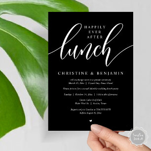 Invitación Felicices para Siempre Después del Almuerzo, Fuga,