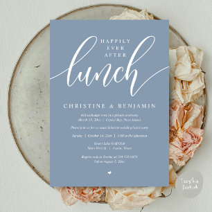 Invitación Felicices para Siempre Después del Almuerzo, Fuga,