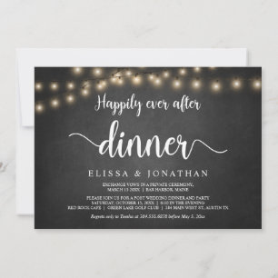 Invitación Felicidad Eterna Después de la Cena, Luces de Cade