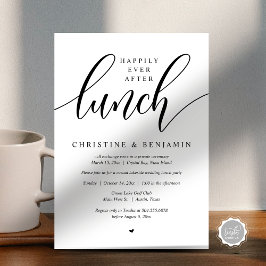Invitación Felicidad Eterna Después del Almuerzo, Fuga, Escri