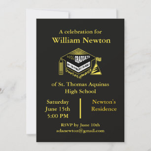 Invitación ¡Felicidades, graduado de 2026!