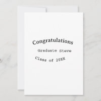 Felicidades graduado nombre promoción de 20XX tipo
