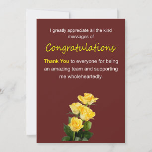 Invitación Felicidades más cordiales